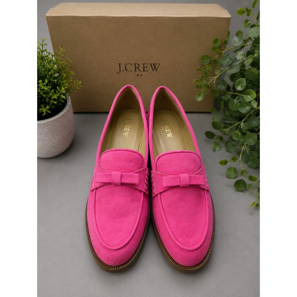 J. Crew Suede Bow Loafers 8 - Picture 5 of 8